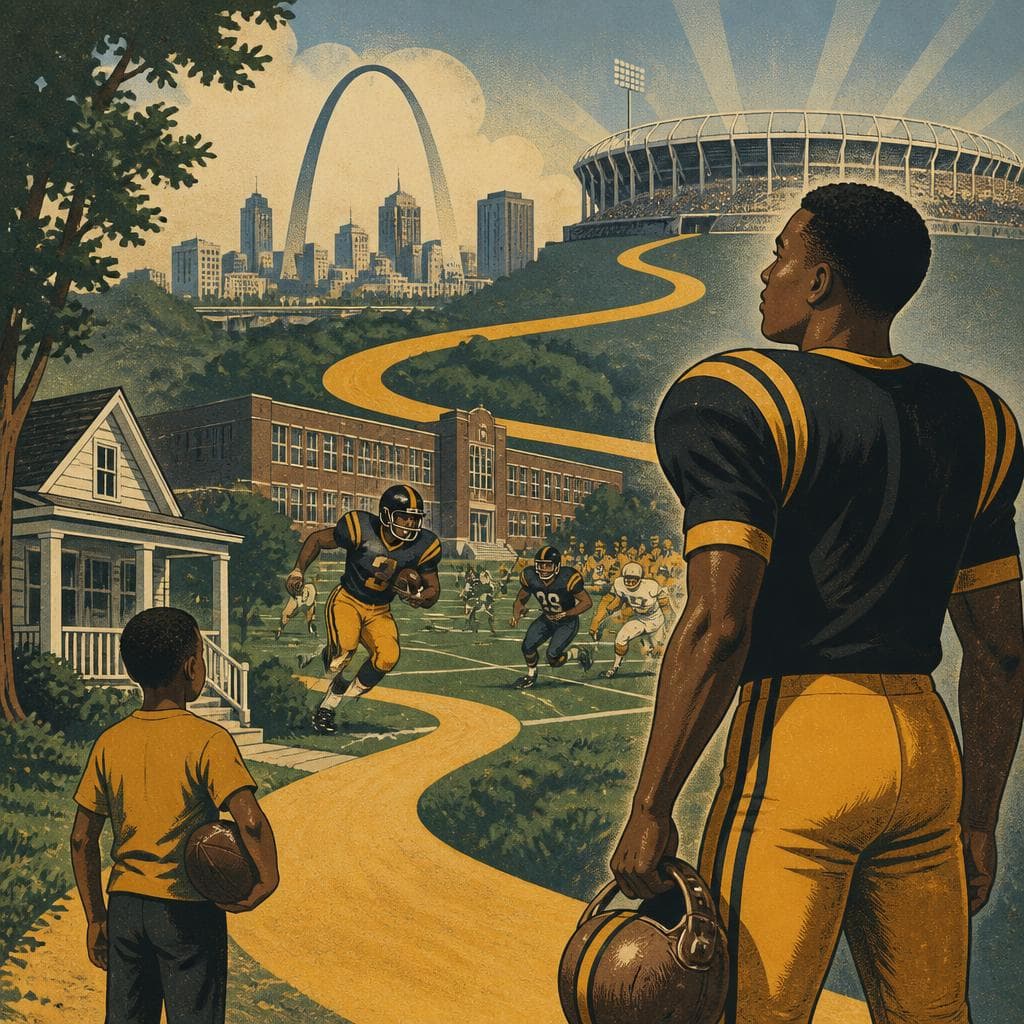 Cover art for From Florissant to the NFL