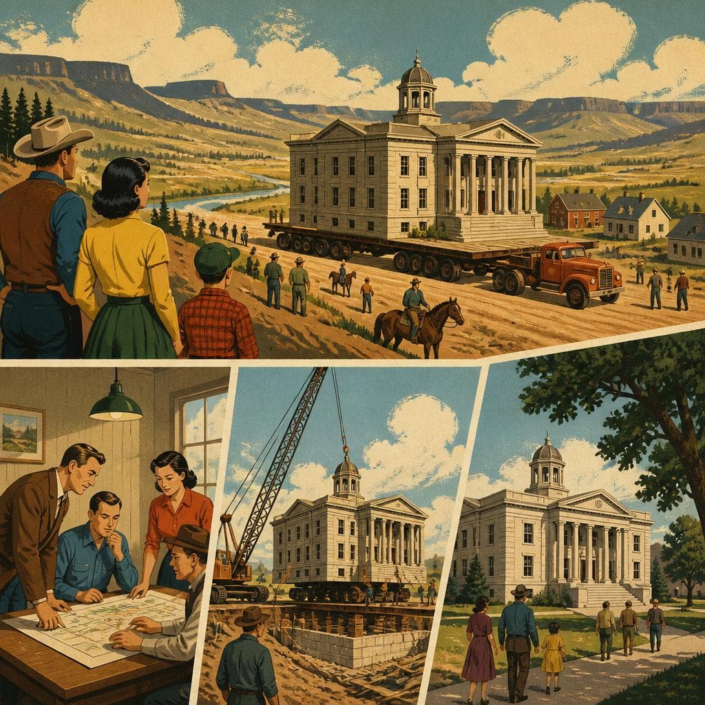 Cover art for Where the Courthouse Landed