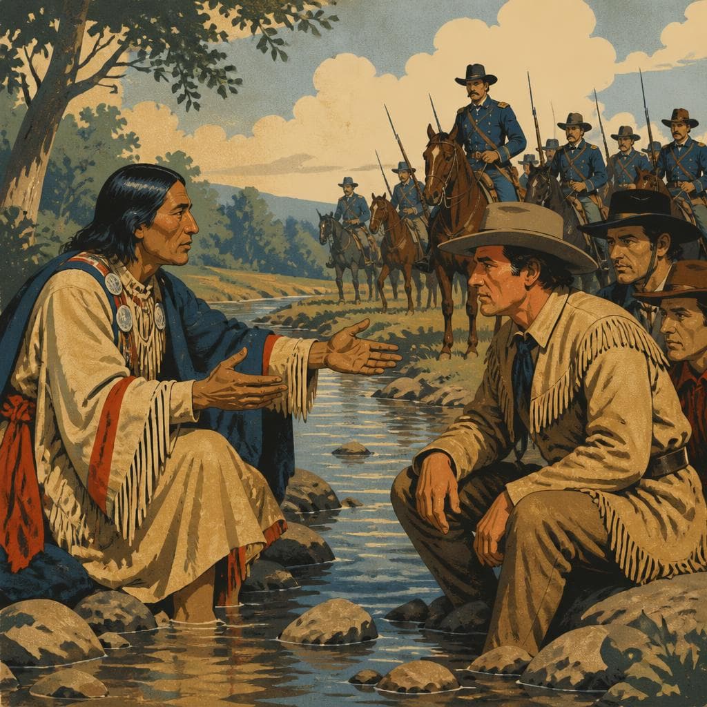 Cover art for At Pontotoc Creek, Levi Colbert Fought for Terms