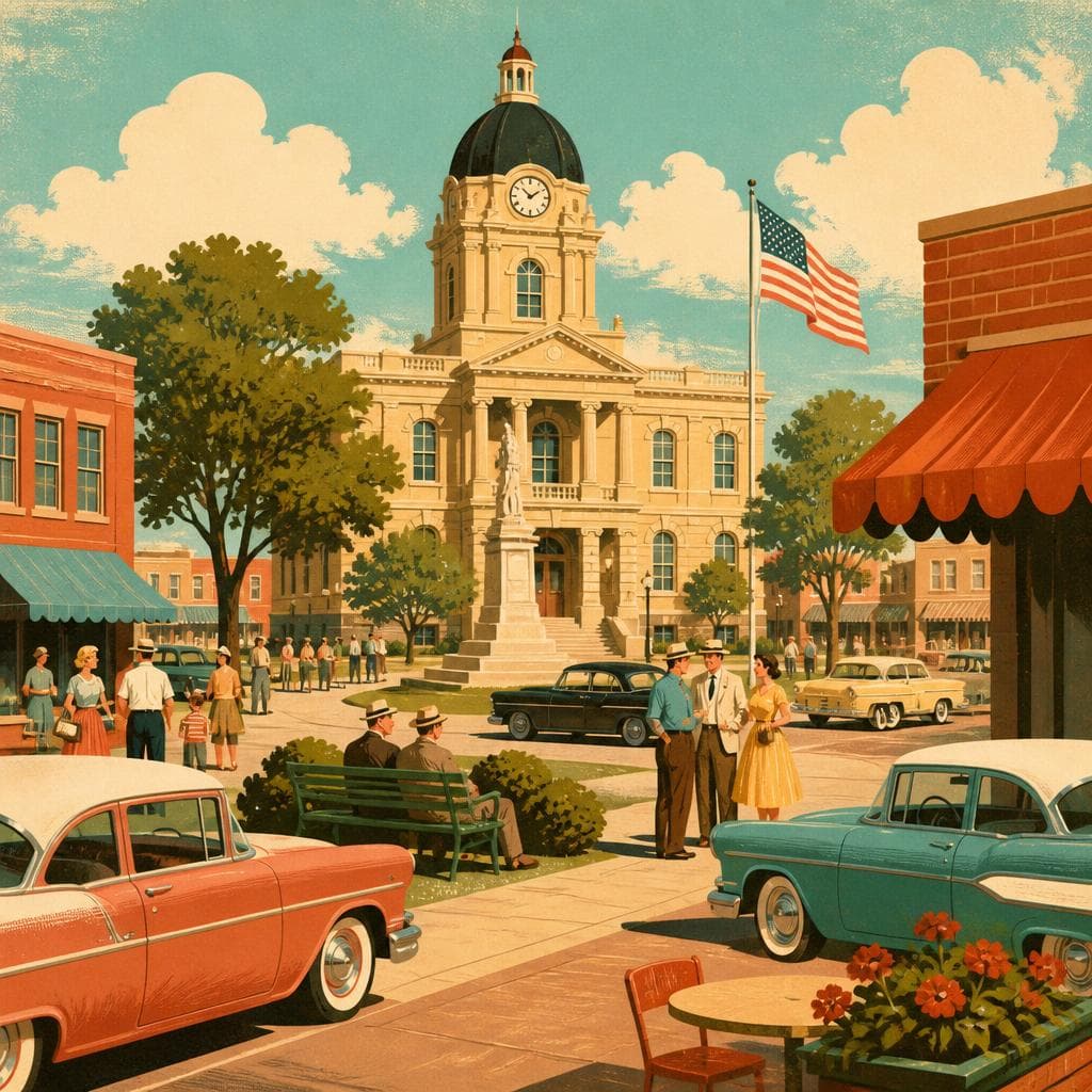 Cover art for Where the Square Held the County Together