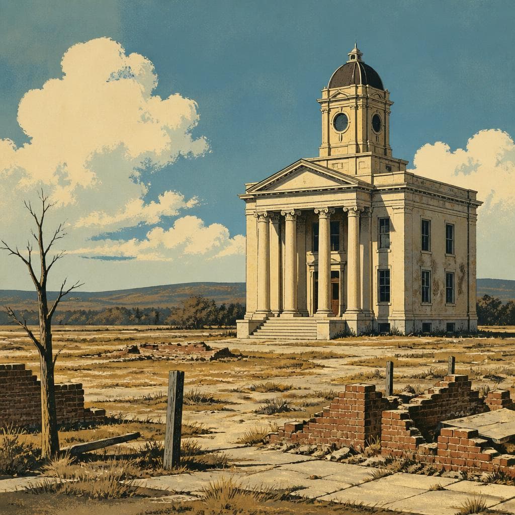 Cover art for The Courthouse That Lost the County