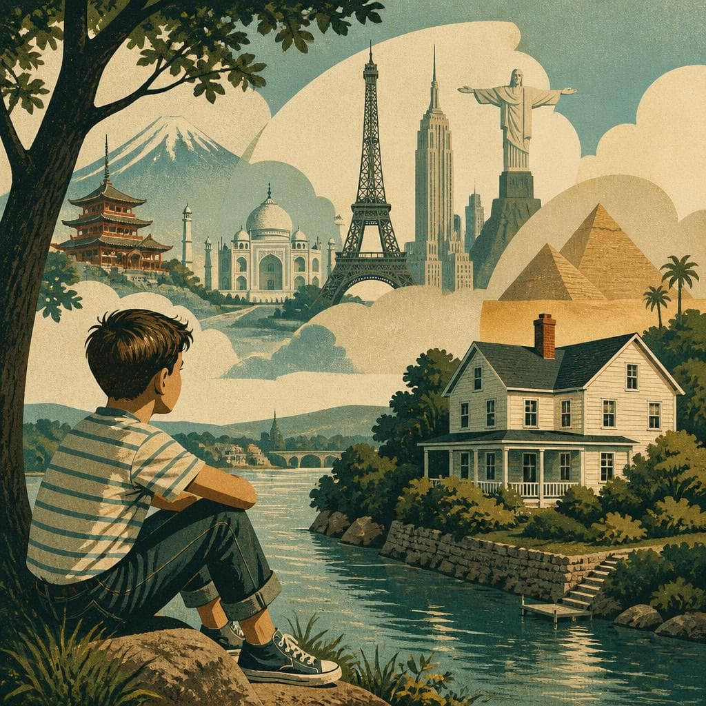 Cover art for The House Above the River