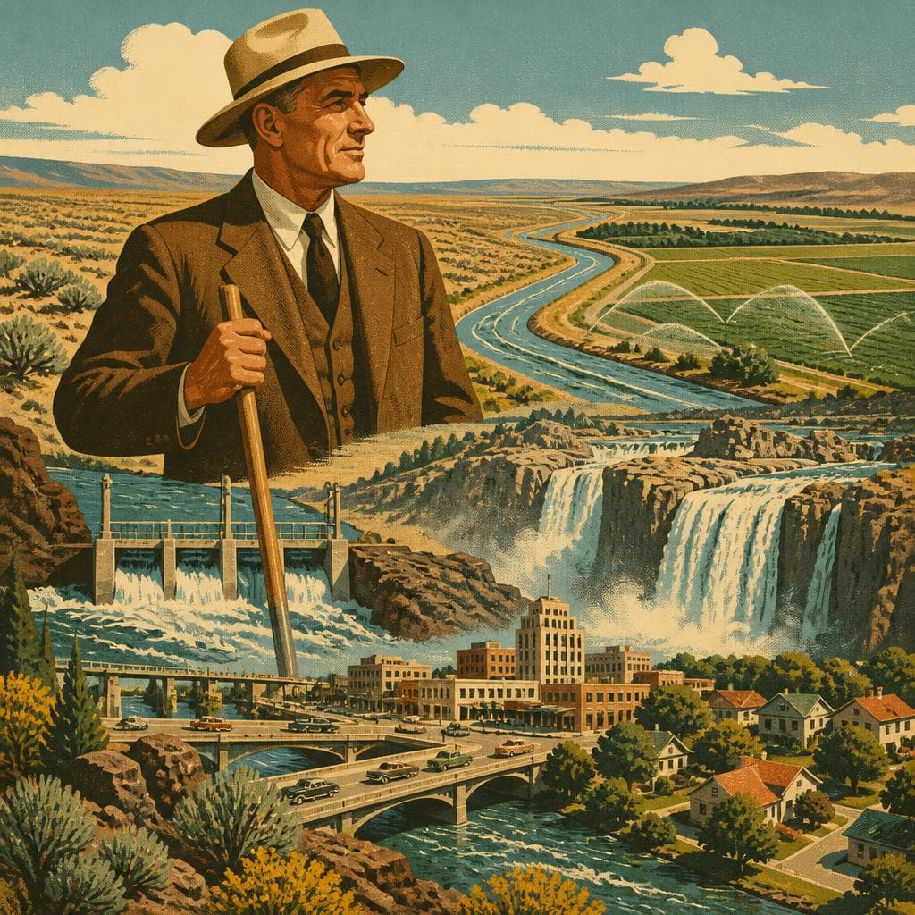 Cover art for The Man Who Watered a City Into Being