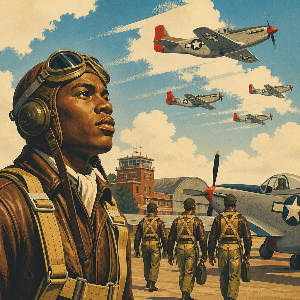 Cover art for Where the Tuskegee Airmen Took Wing