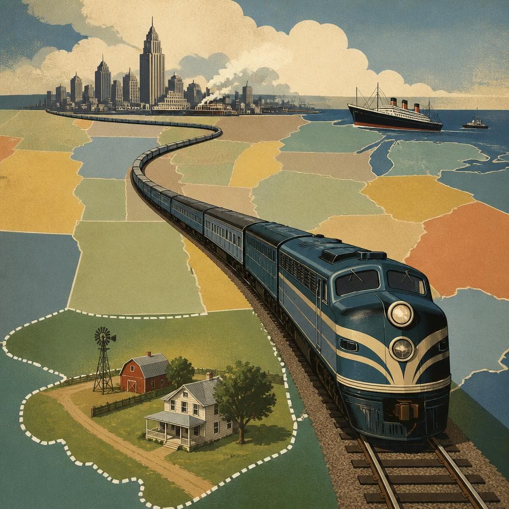 Cover art for The Railroad That Changed the Region, Not the County
