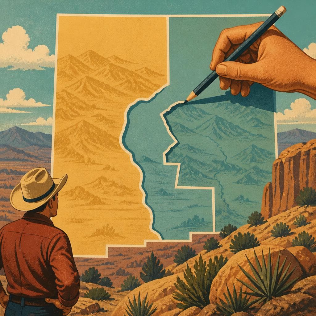 Cover art for When New Mexico Drew a Giant on the Map