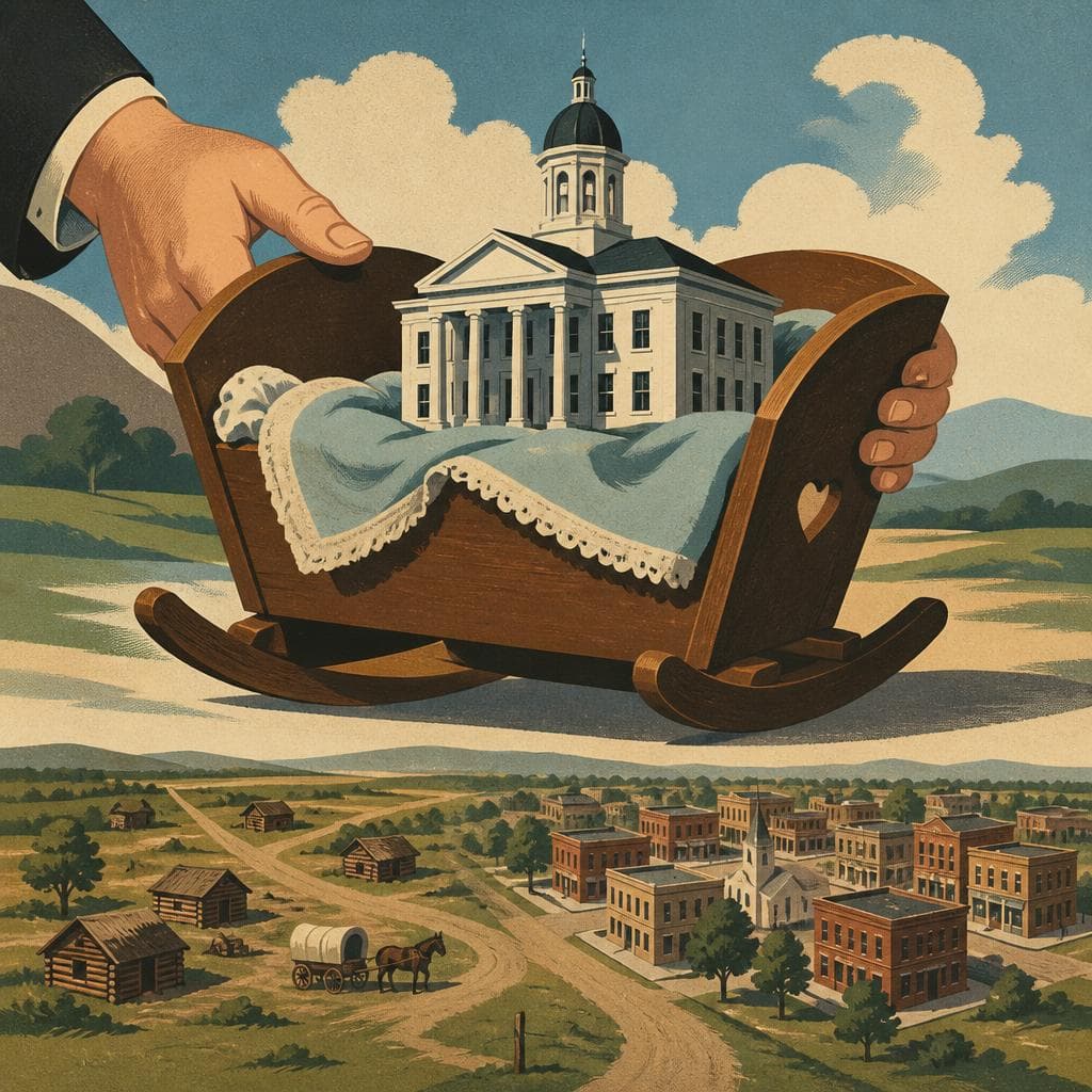 Cover art for A County With Politics in Its Cradle