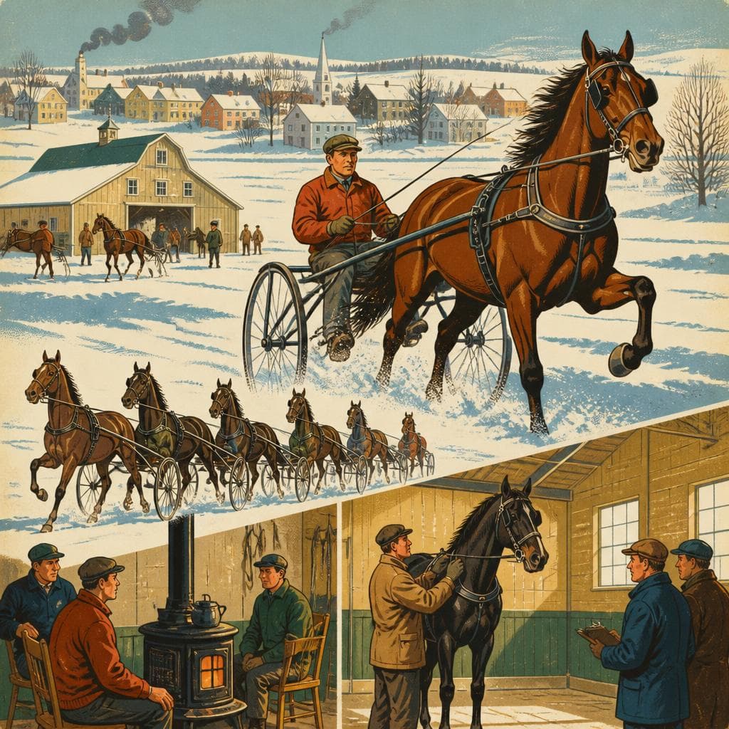 Cover art for Where Winter Made Hawkinsville a Harness-Horse Town