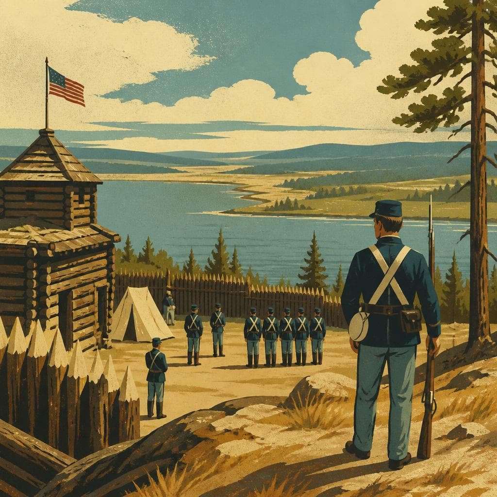 Cover art for Where the Army Drew a Line at Lake Traverse