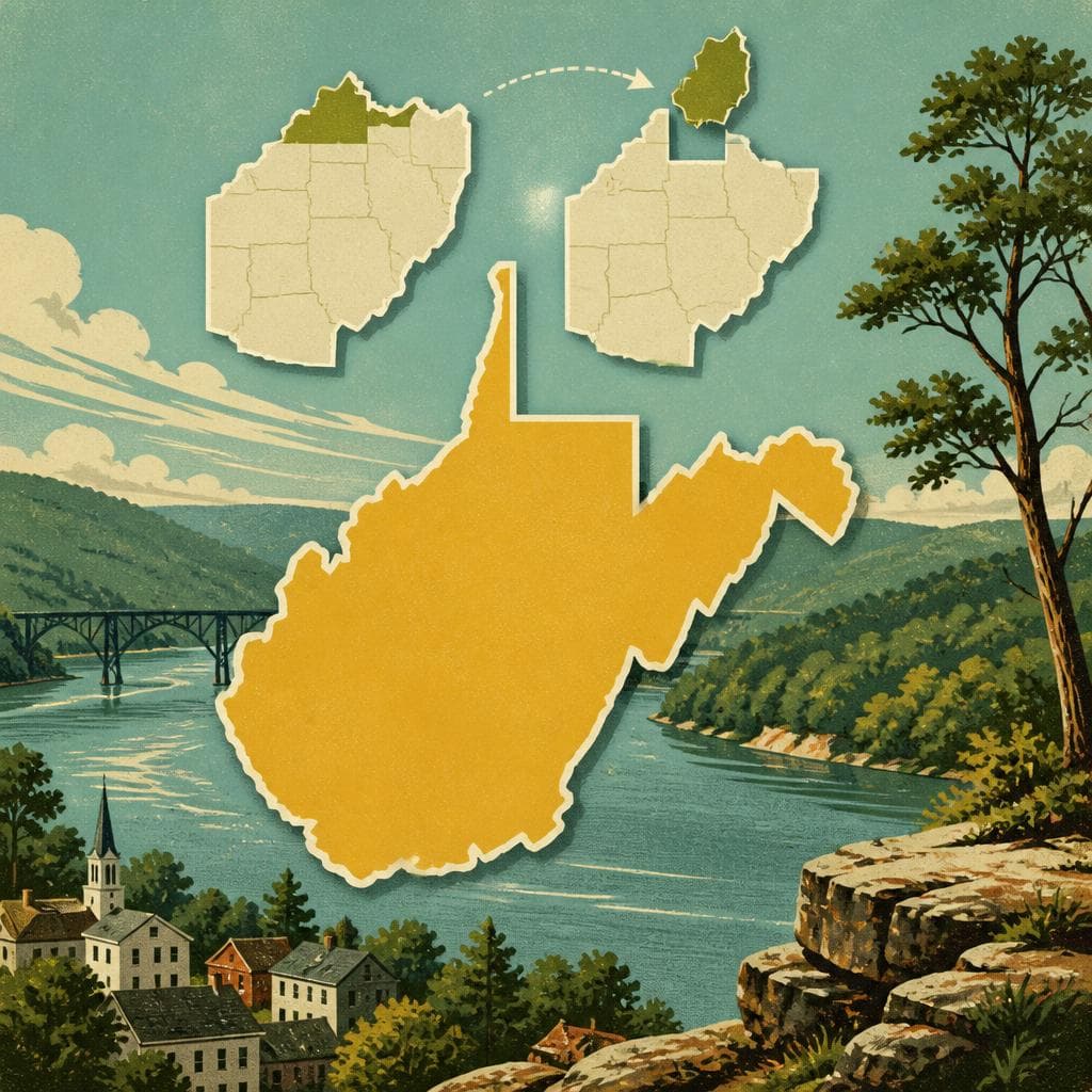 Cover art for The Small Cut That Made West Virginia’s Northern Tip