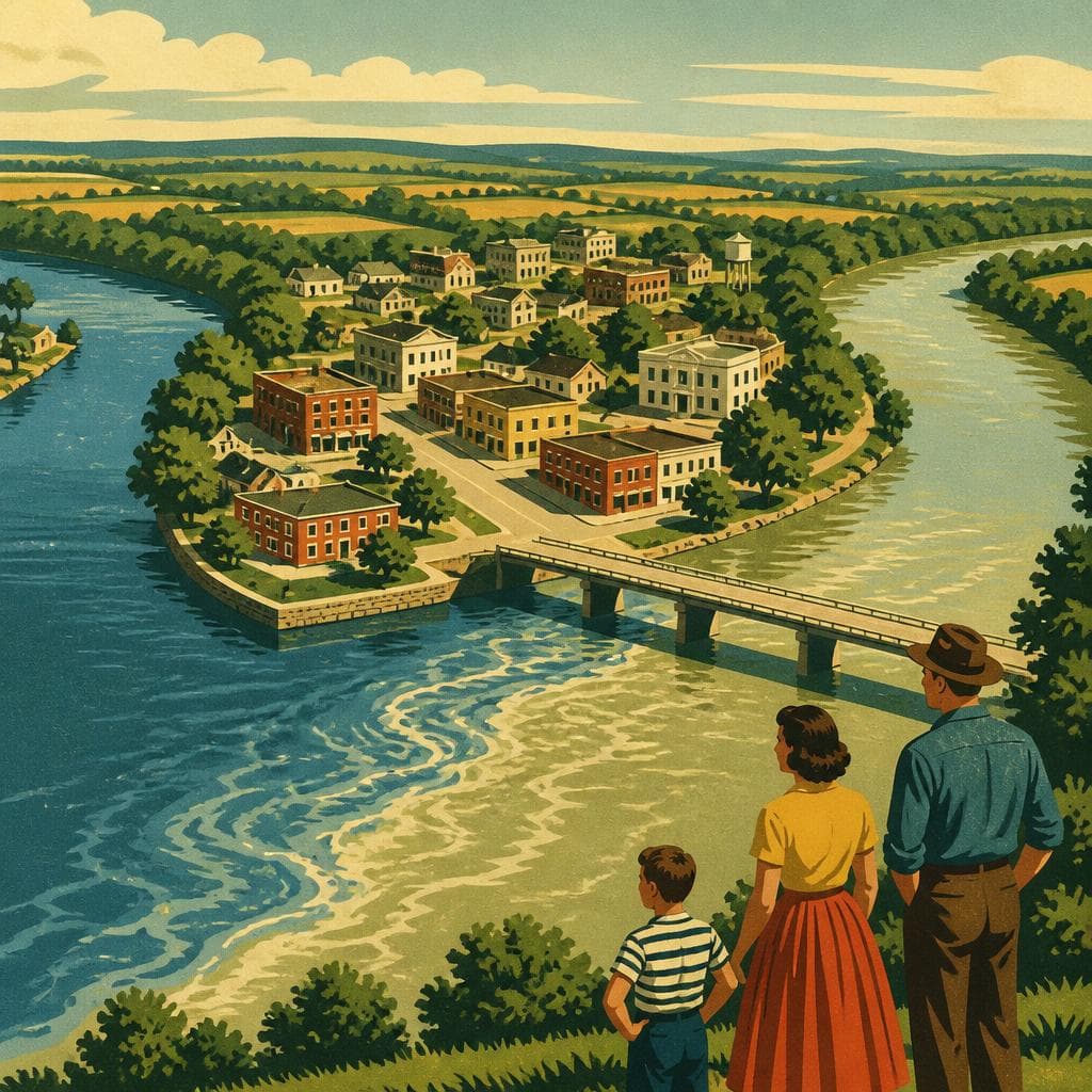 Cover art for Where Two Rivers Made a County Town
