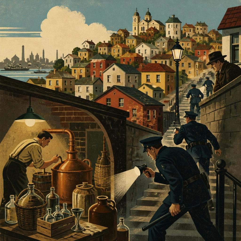 Cover art for Strawberry Hill’s Dry-Law Cat-and-Mouse