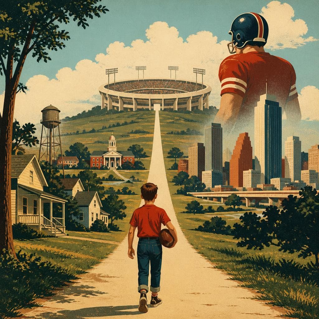 Cover art for From Troy to Houston, and On to the NFL