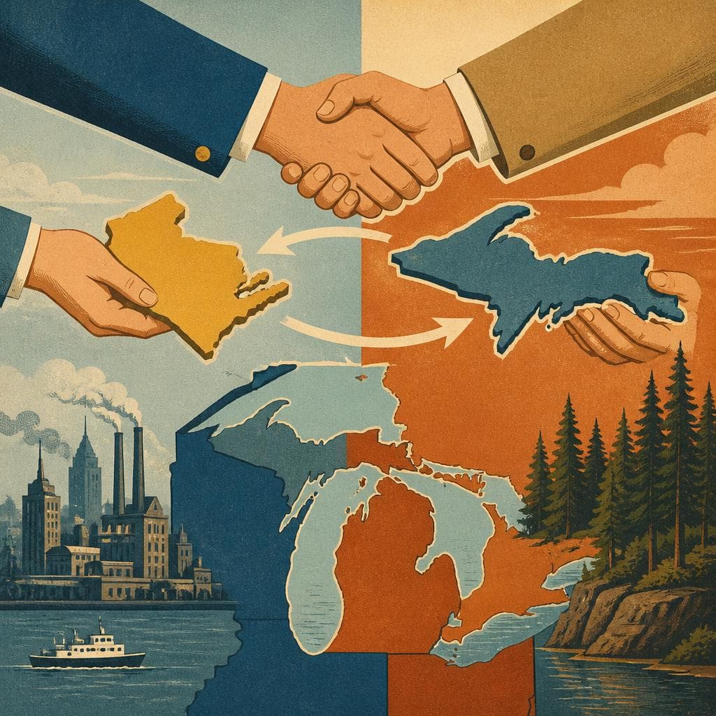 Cover art for When Losing Toledo Won Michigan the Upper Peninsula