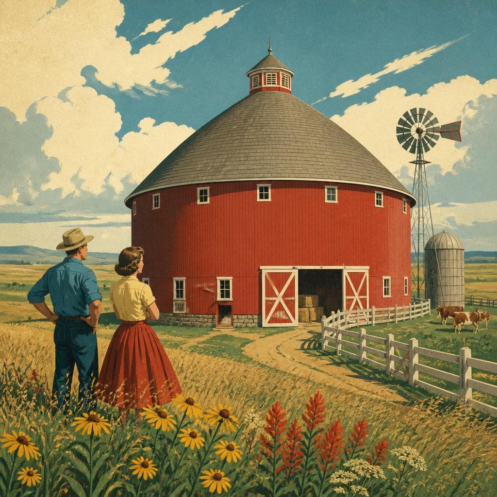 Cover art for Why a Round Barn Rose on the Prairie
