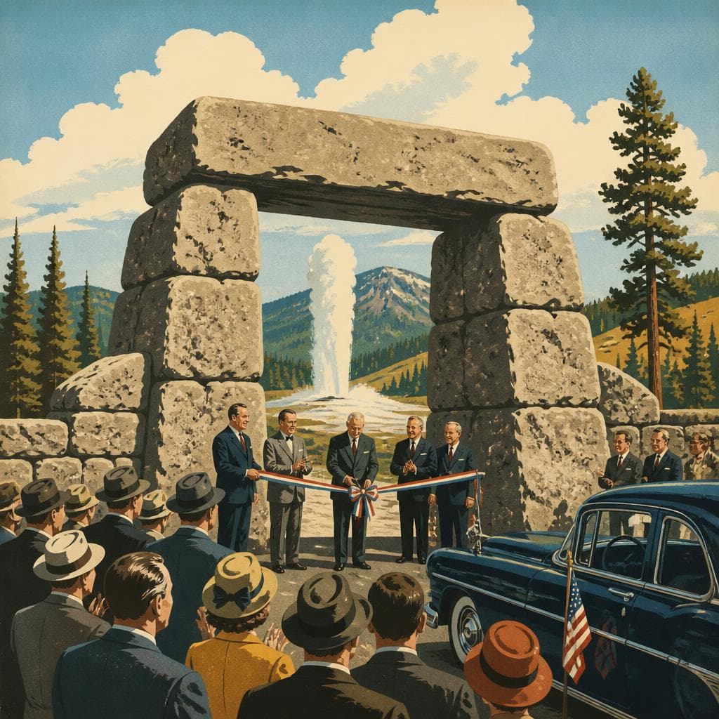 Cover art for Yellowstone’s Stone Front Door