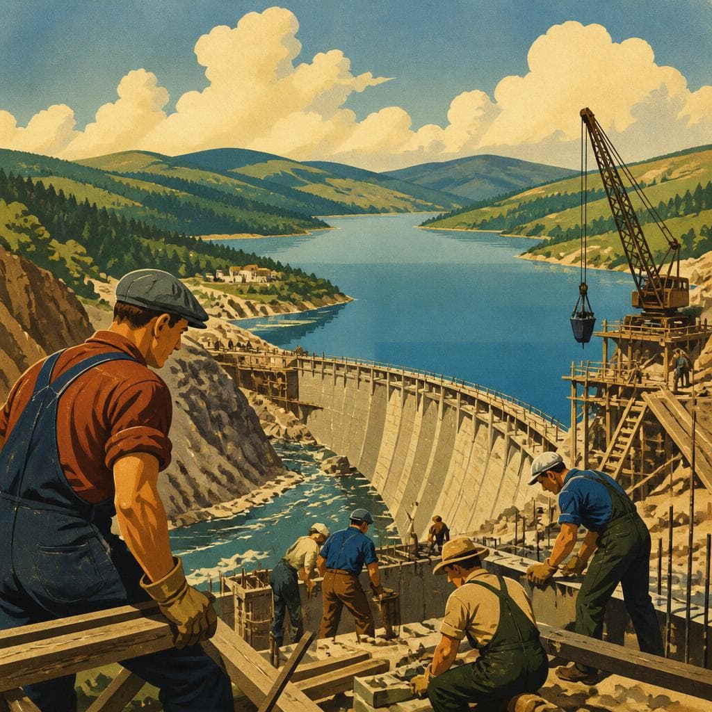 Cover art for The Lake That Relief Crews Built