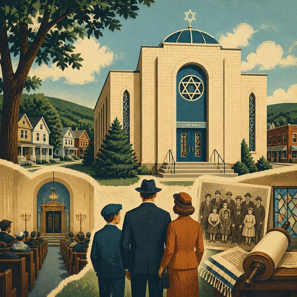 Cover art for A Small Town, a Singular Synagogue