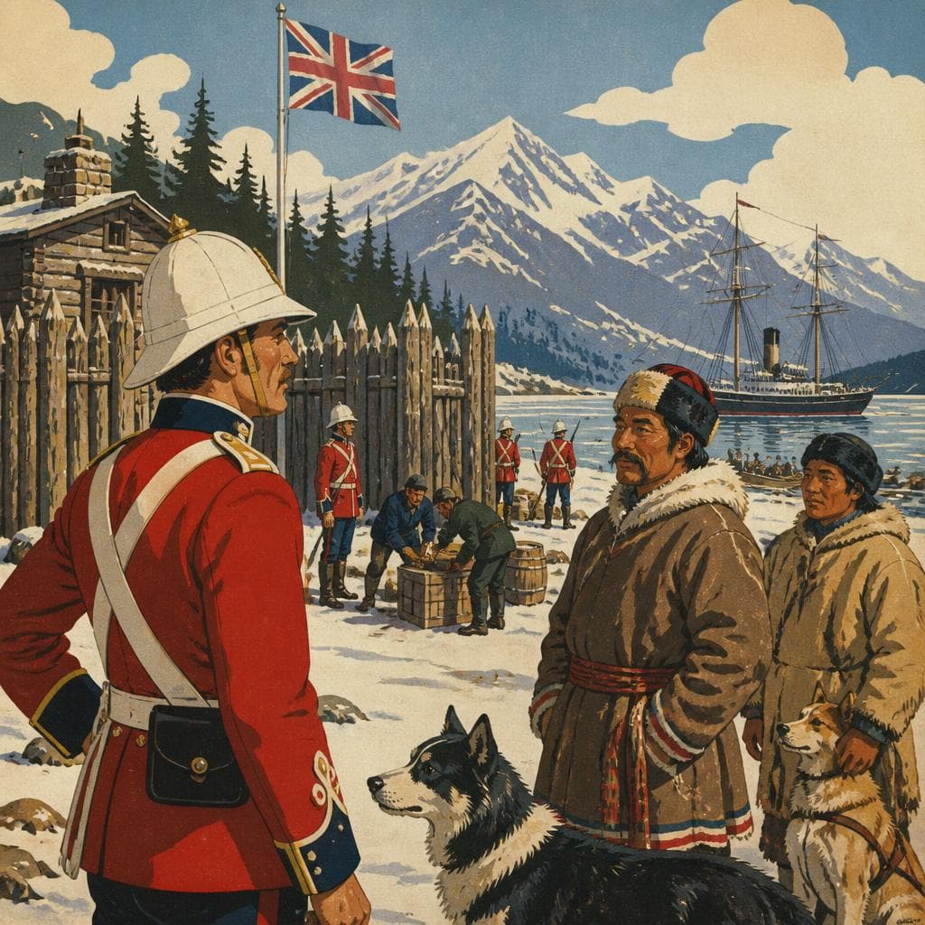 Cover art for A British Post on Russian Ground