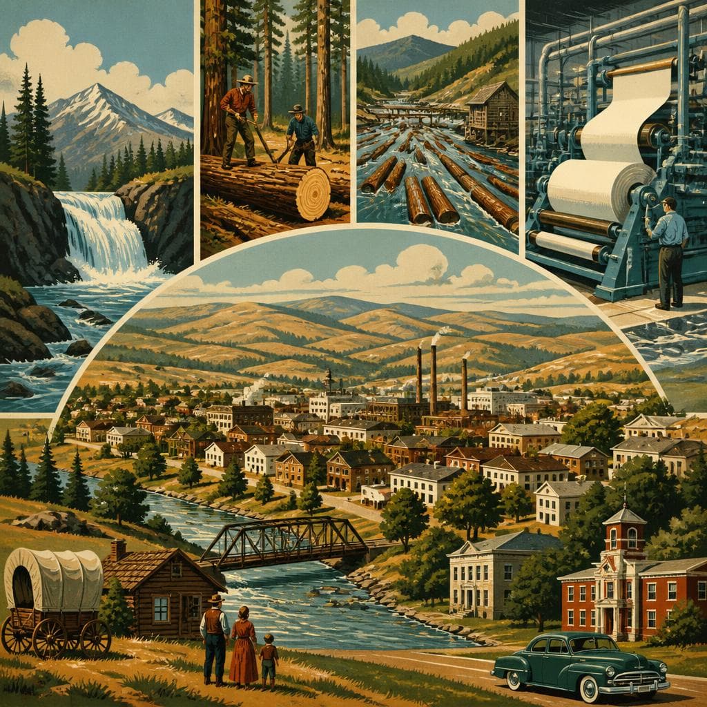 Cover art for How Water and Paper Made Lewistown
