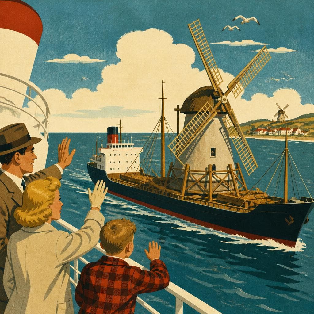 Cover art for A Windmill Carried Across the Atlantic