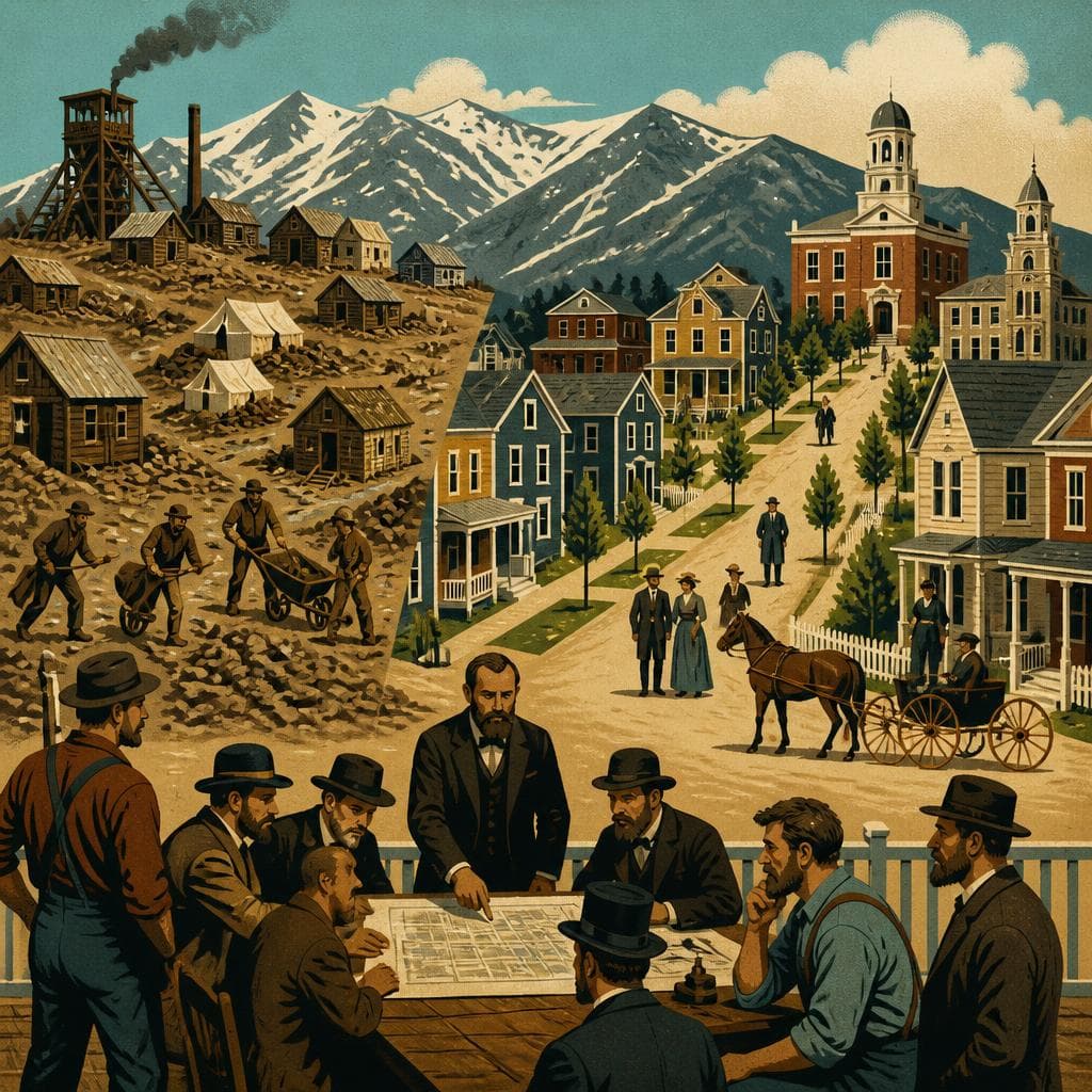 Cover art for When a Silver Camp Became a Town