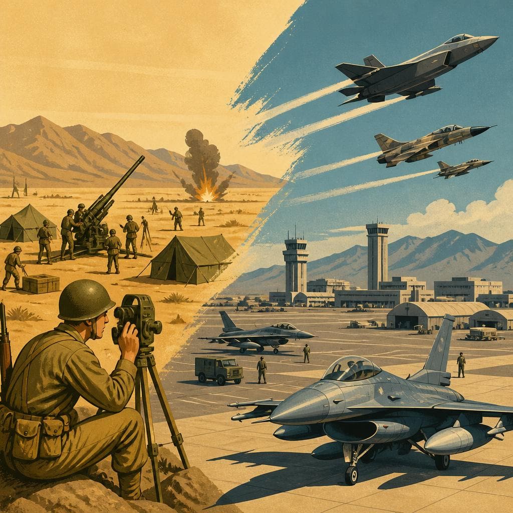 Cover art for From Desert Gunnery School to Nellis