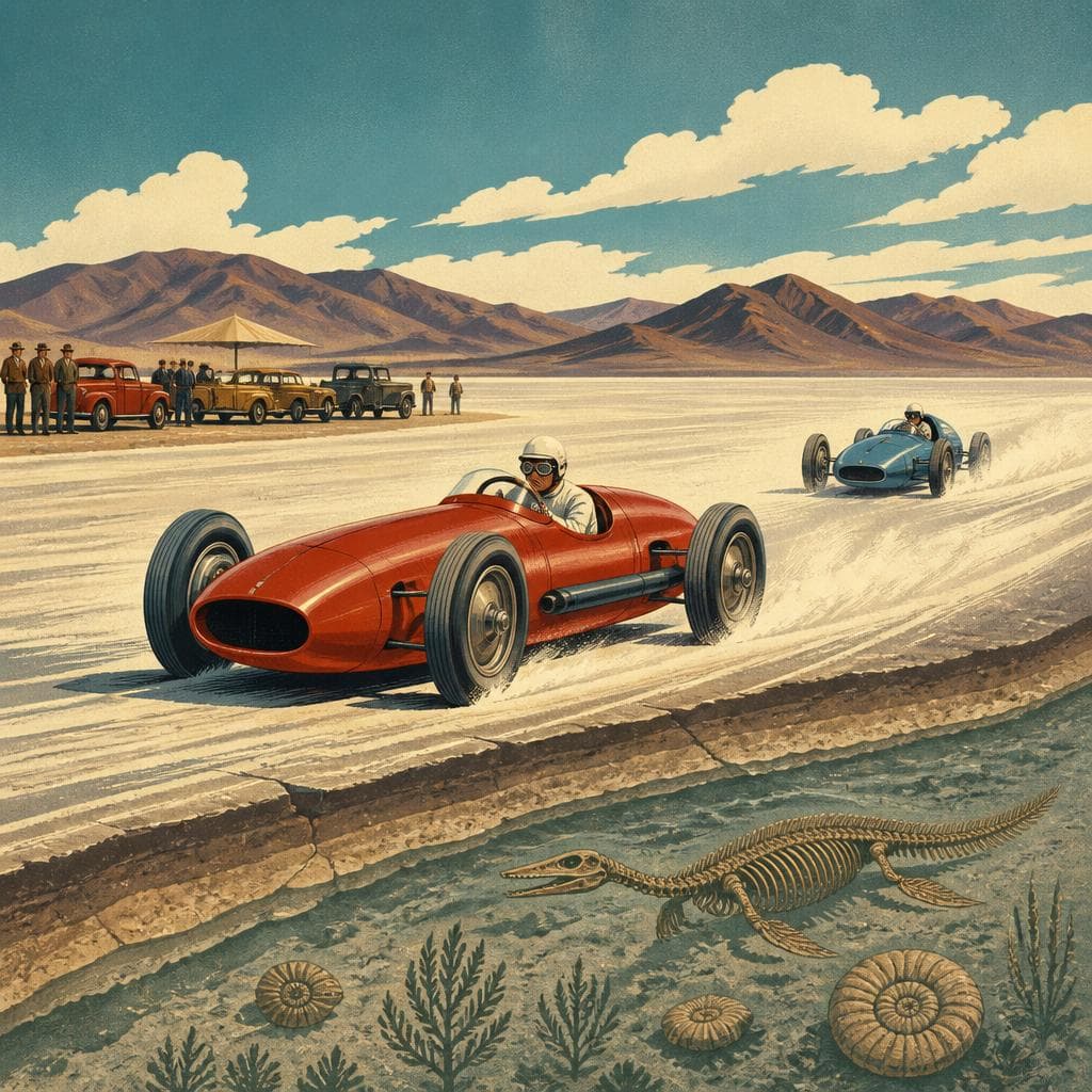Cover art for When the Ancient Lake Became a Speedway