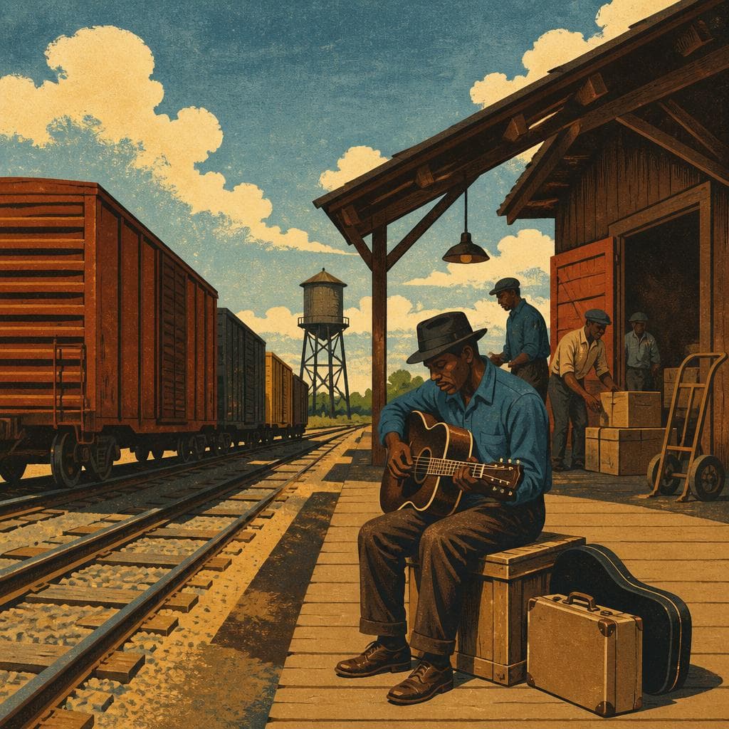 Cover art for Where the Blues Met the Tracks