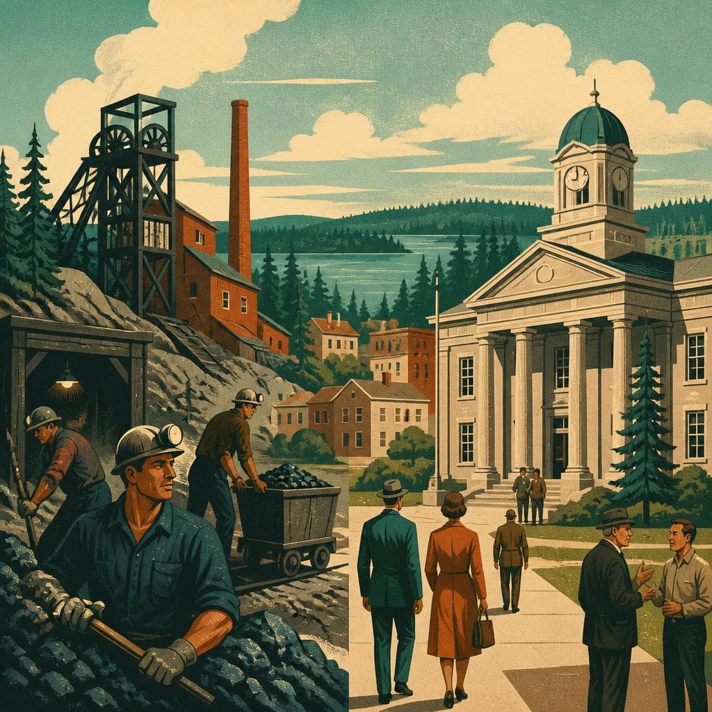 Cover art for Where Iron Met Government in the Northwoods