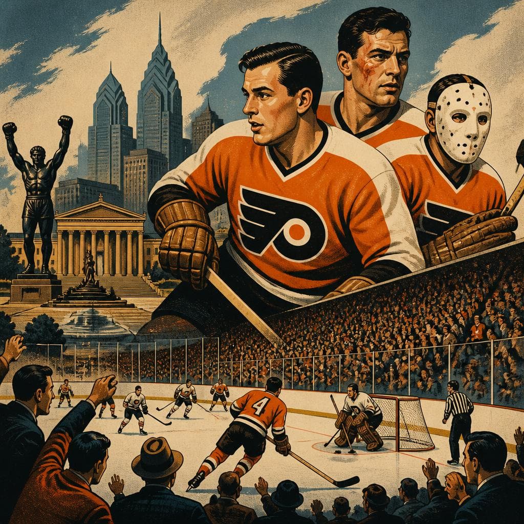 Cover art for How the Flyers Made Philadelphia a Hockey Town