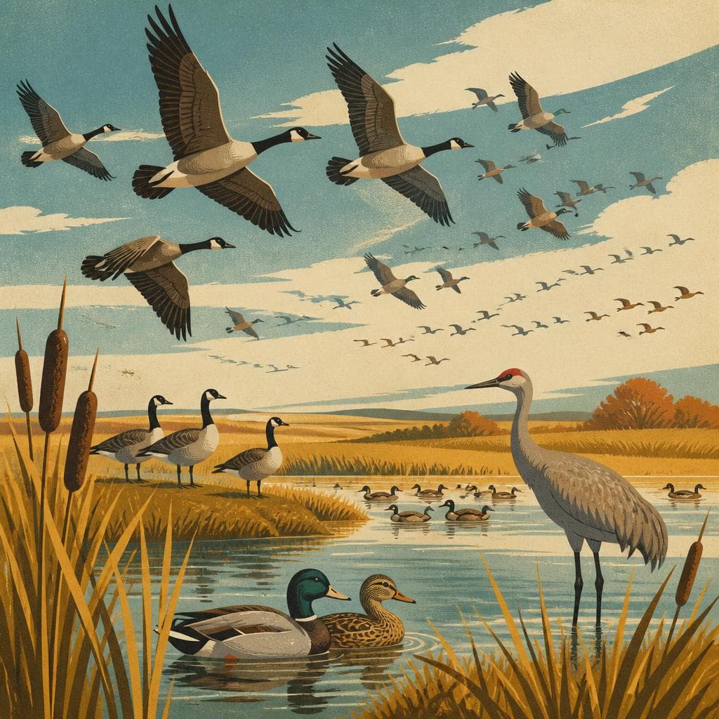 Cover art for Where the Flyway Touches Down