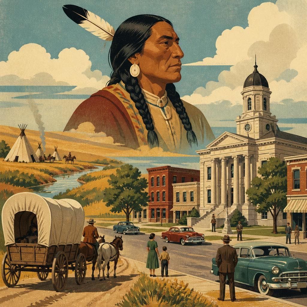 Cover art for A Prairie County Seat Called Tecumseh