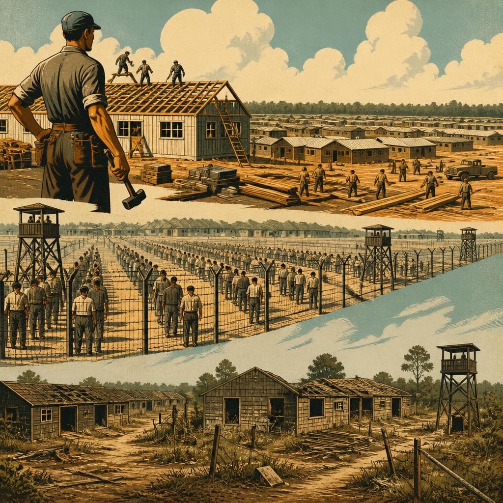Cover art for A Prison Camp Built for Years, Gone in Weeks