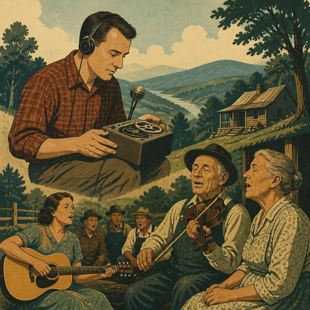 Cover art for The Man Who Heard Old Songs in the Ozarks