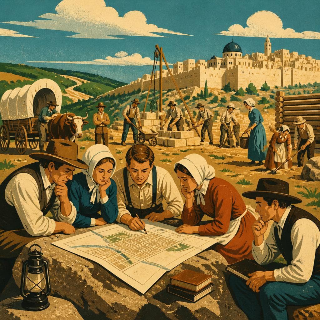 Cover art for When the Friend Built Jerusalem