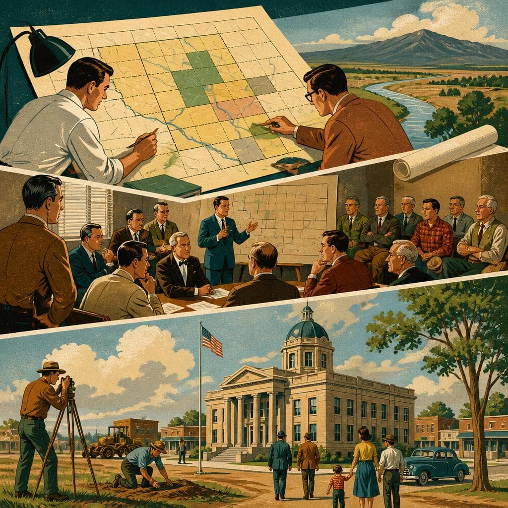 Cover art for A County on Paper, Then at Last in Practice