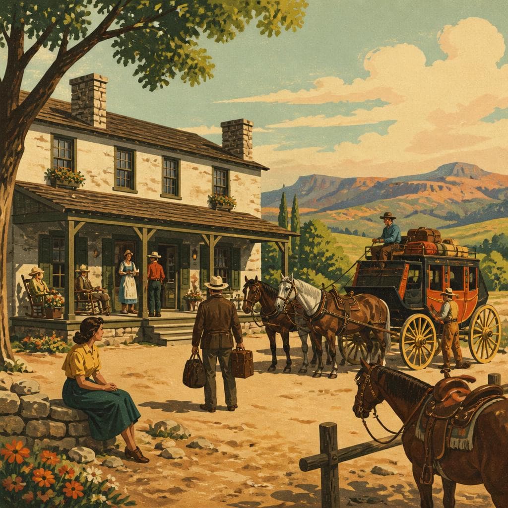 Cover art for Where the Road Paused at Potts Inn