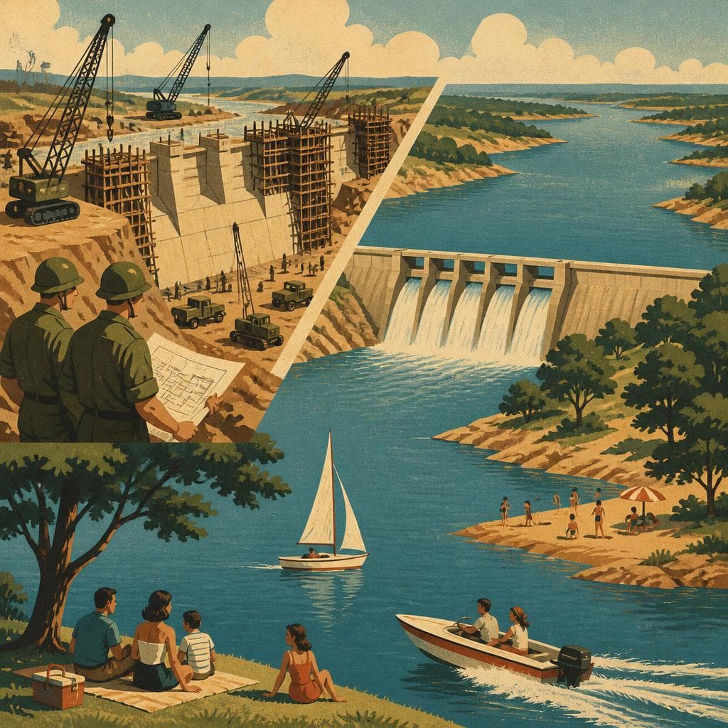 Cover art for How a Wartime Dam Made Lake Texoma