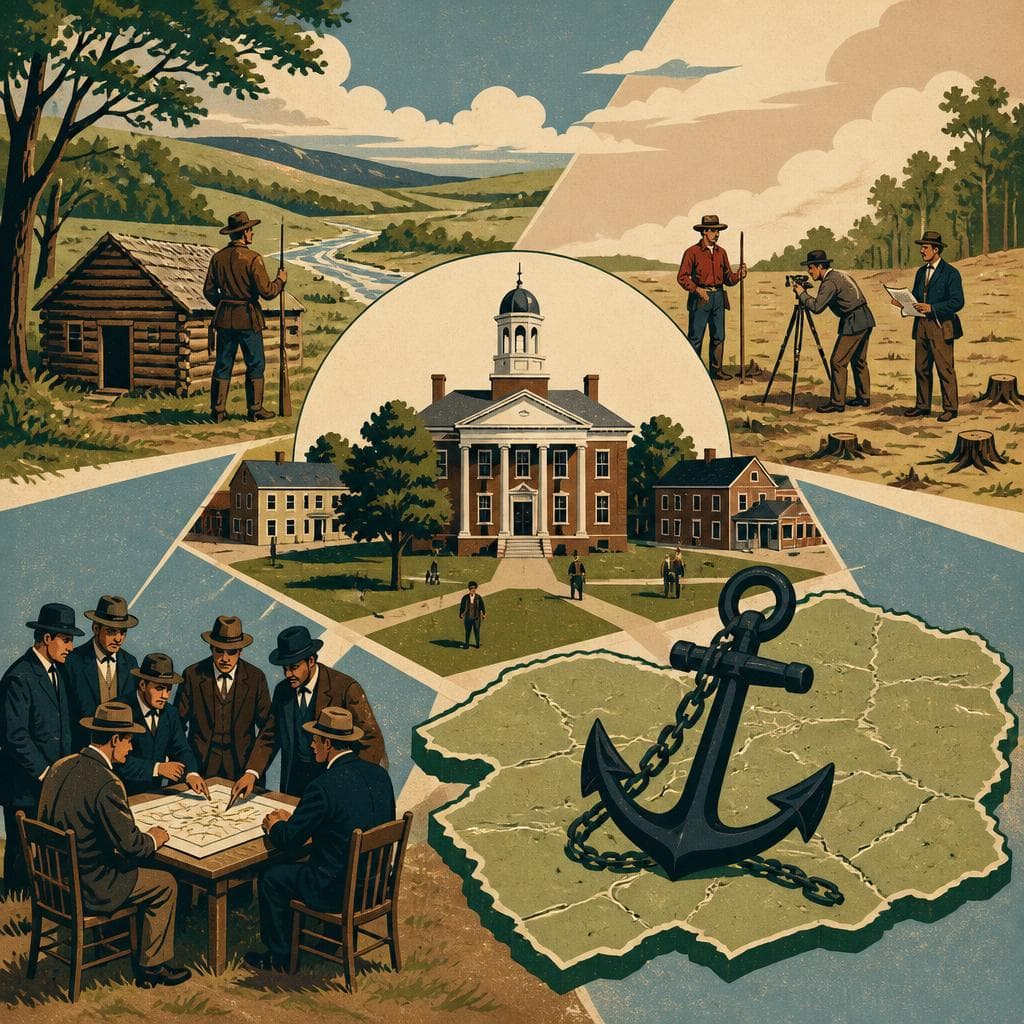 Cover art for How Campbellsville Became Taylor County’s Center