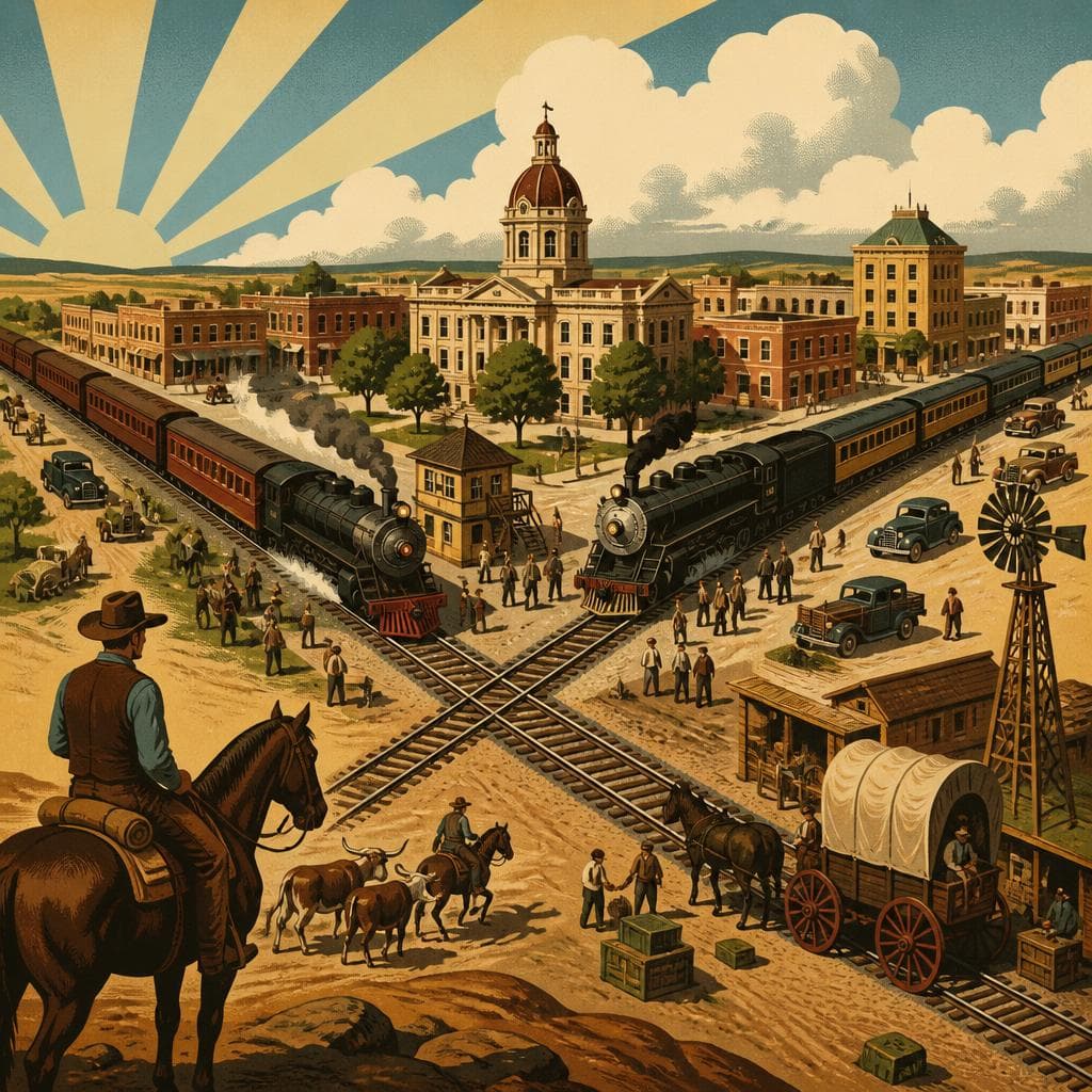 Cover art for Where the Trains Met, Brownwood Grew