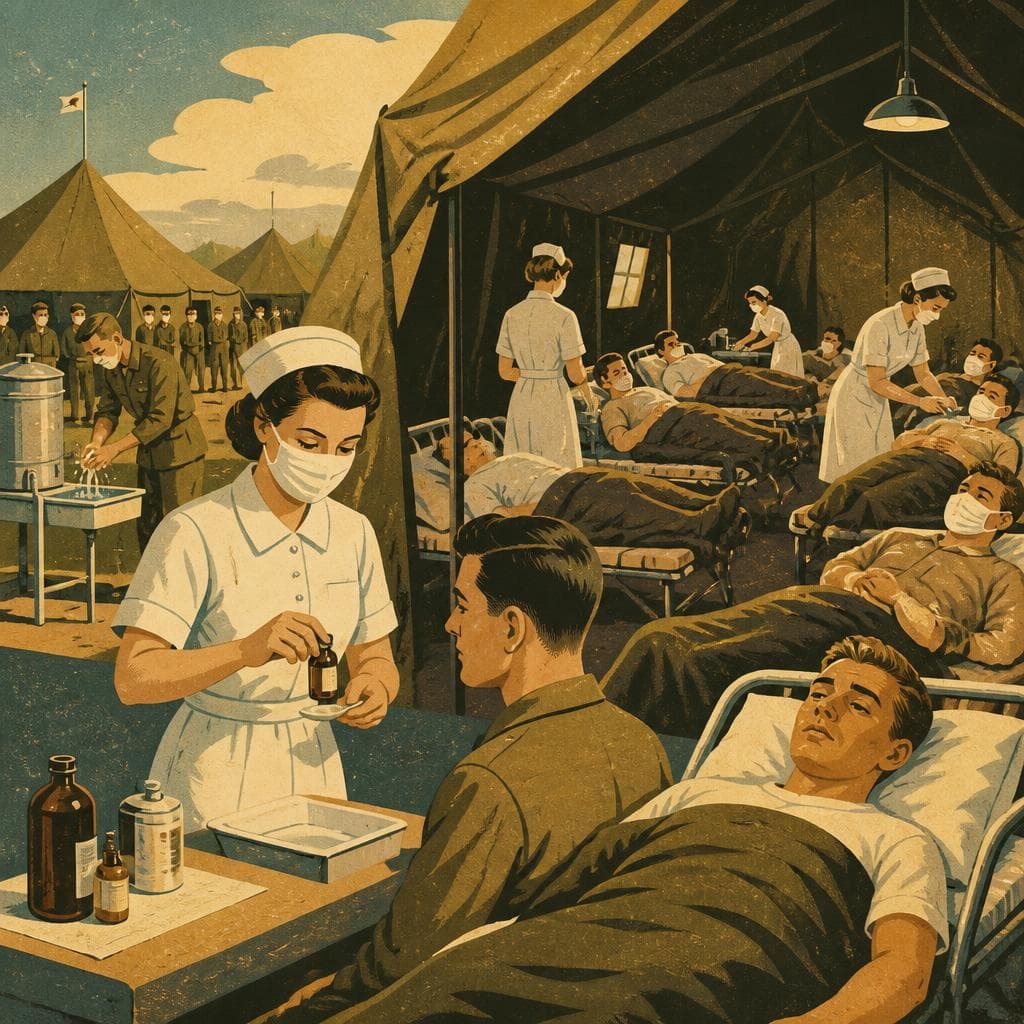 Cover art for When War Training Met the Flu