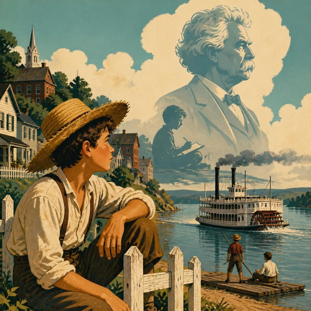 Cover art for Where Hannibal Became Mark Twain