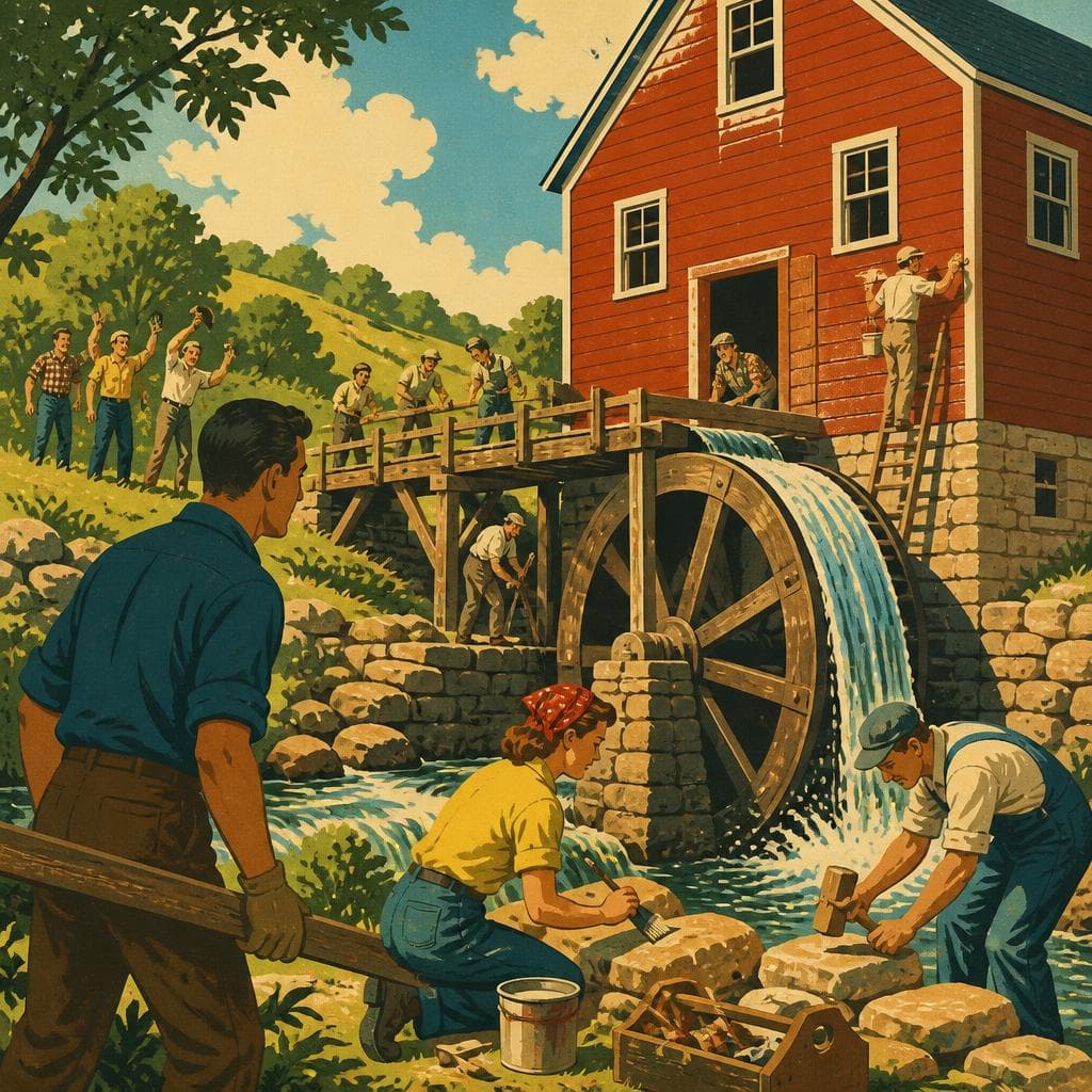 Cover art for The Day the Mill Worked Again