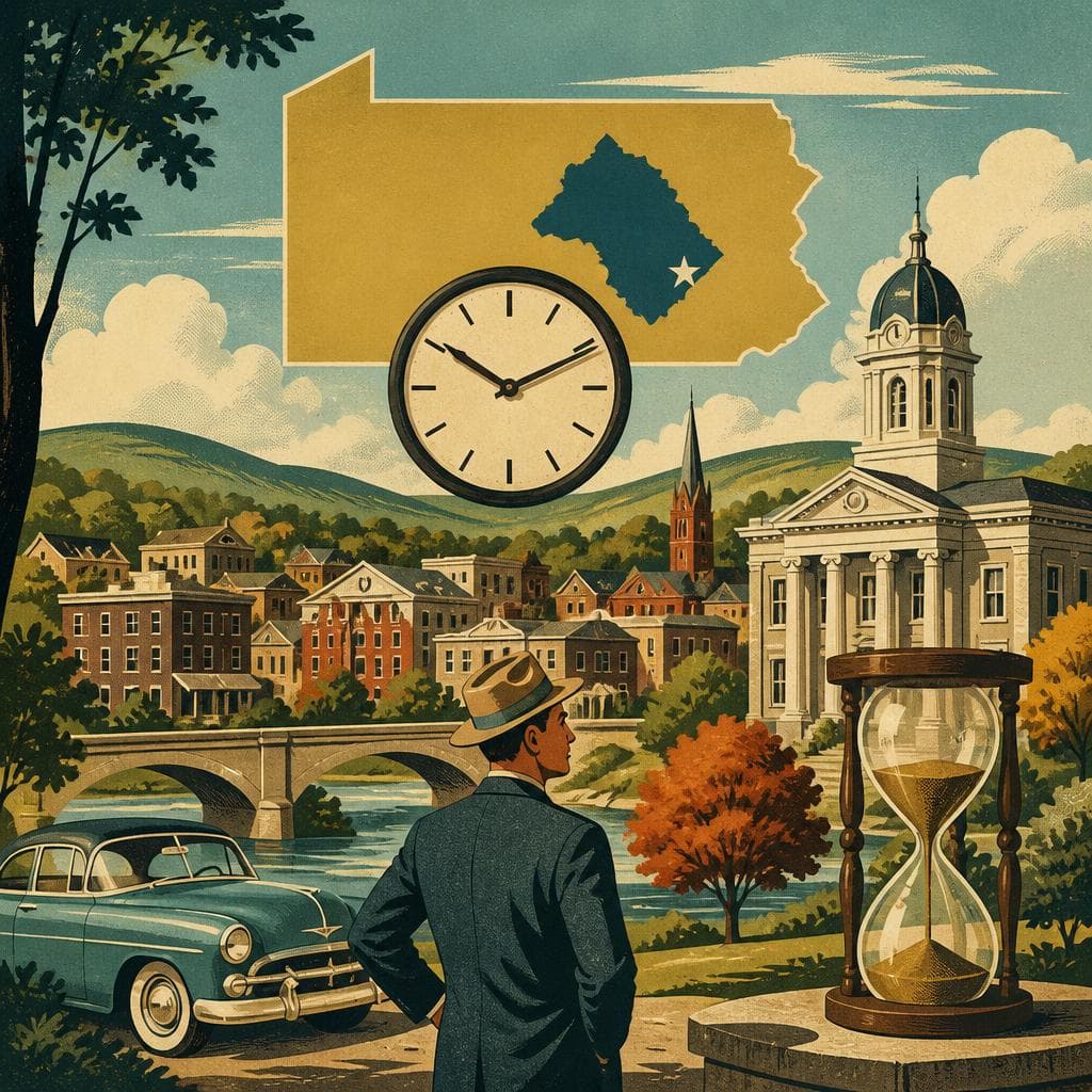 Cover art for The Town That Time Forgot to Rename