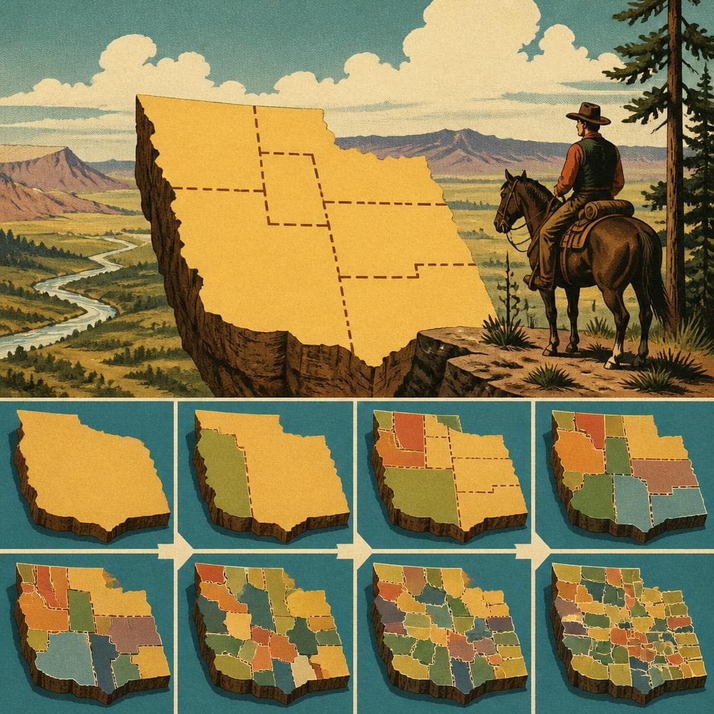 Cover art for The County That Kept Becoming Somewhere Else