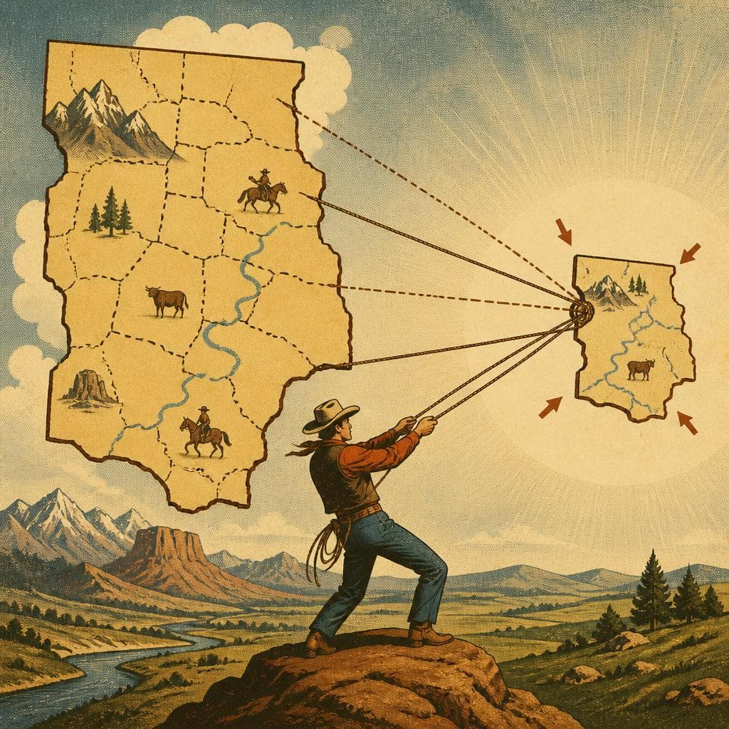 Cover art for How Big Horn County Got Smaller