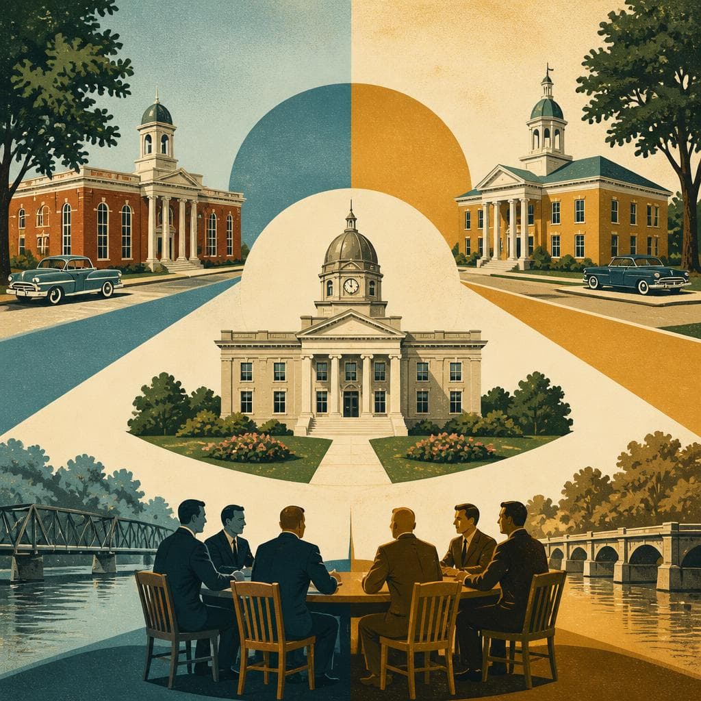 Cover art for One County, Two Seats
