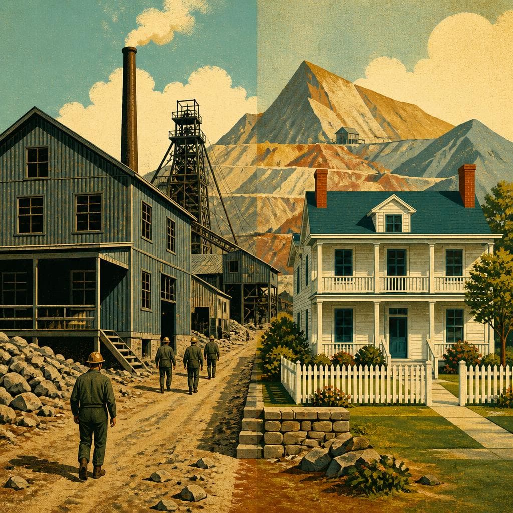 Cover art for Two Buildings, One Mining Camp