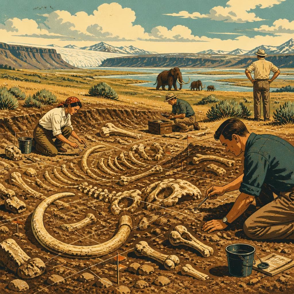 Cover art for Bones in the Grass, Questions in the Earth